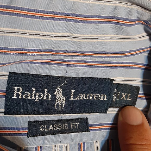 Ralph Lauren Blue Label Men's Classic Fit  LS Button Down Shirt in Size XL - Picture 5 of 5